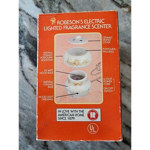 Vintage Robeson Electric "In the Mood" Potpourri Ceremic‎ Wax Melt Jar - Picture 4 of 12